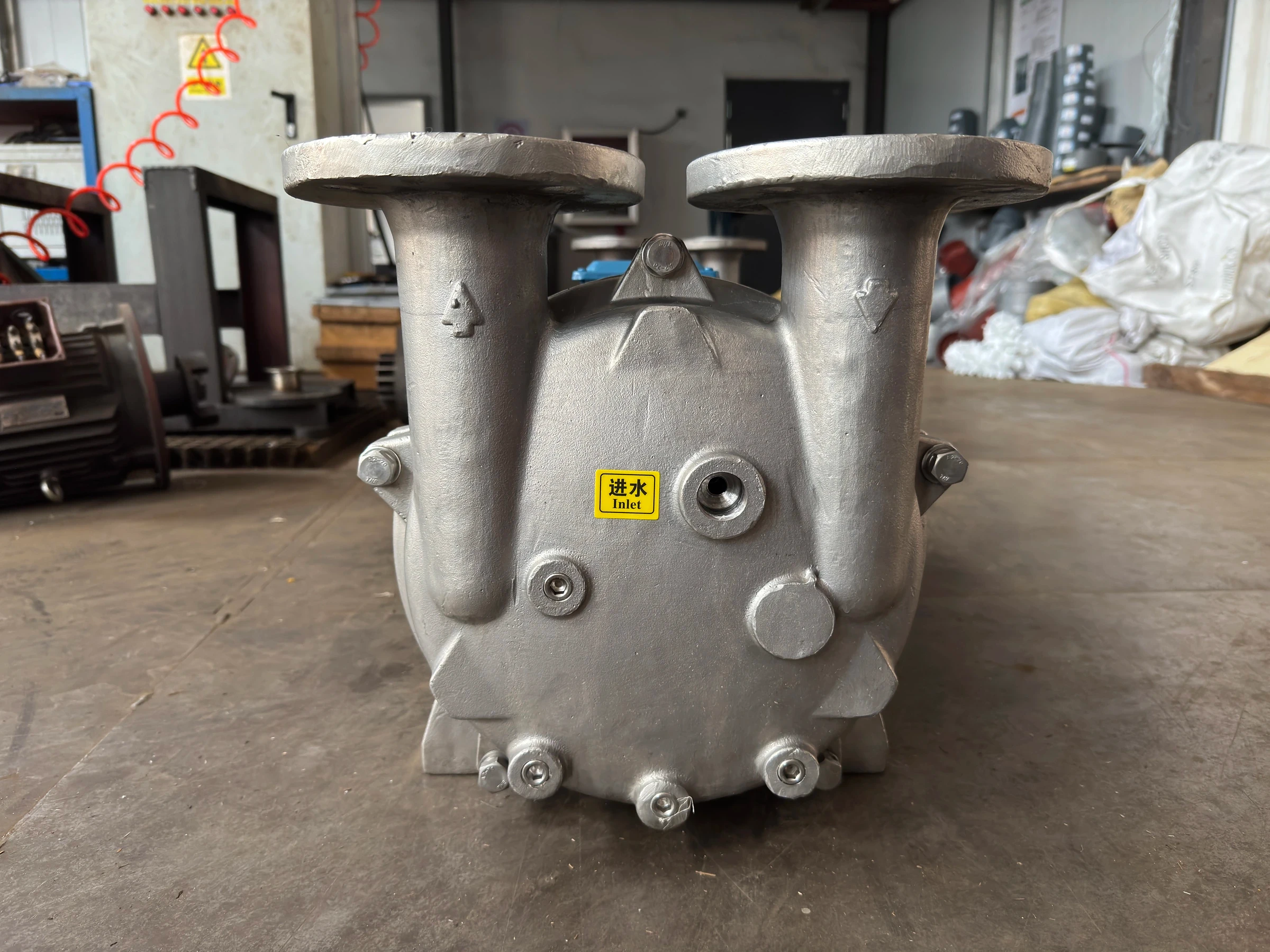 2BVF liquid ring vacuum pump pump-end detail